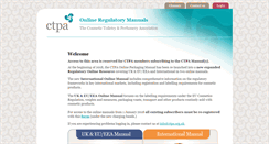 Desktop Screenshot of packmanual.ctpa.org.uk