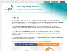 Tablet Screenshot of packmanual.ctpa.org.uk